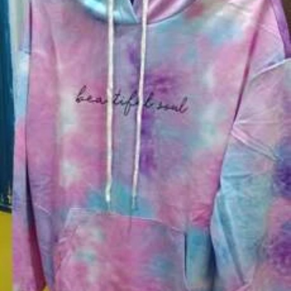 beautiful soul tie dye hoodie